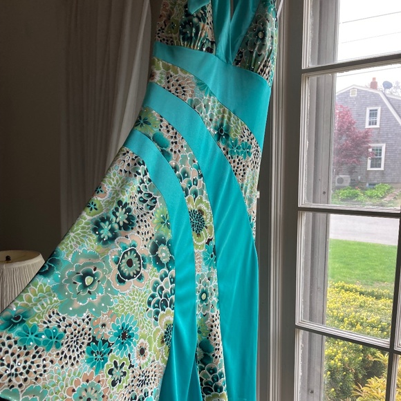 LOVE TEASE Halter Top v-neck Asymmetrical Backless Dress  SZ S - Picture 11 of 15